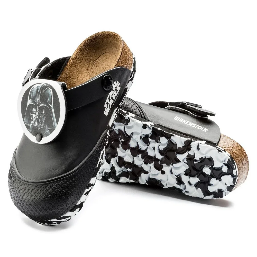 Birkenstock Kid's Birko-Flor Kay Hulk Star Wars Darth Shoes Black … - Picture 5 of 8